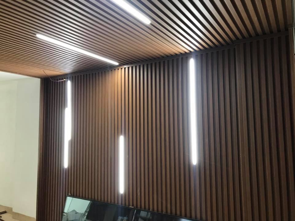 lựa chọn nhựa ốp tường composite giả gỗ trong xây dựng
