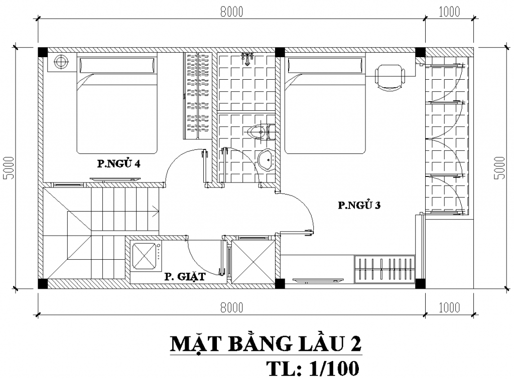 Mặt bằng tầng 3