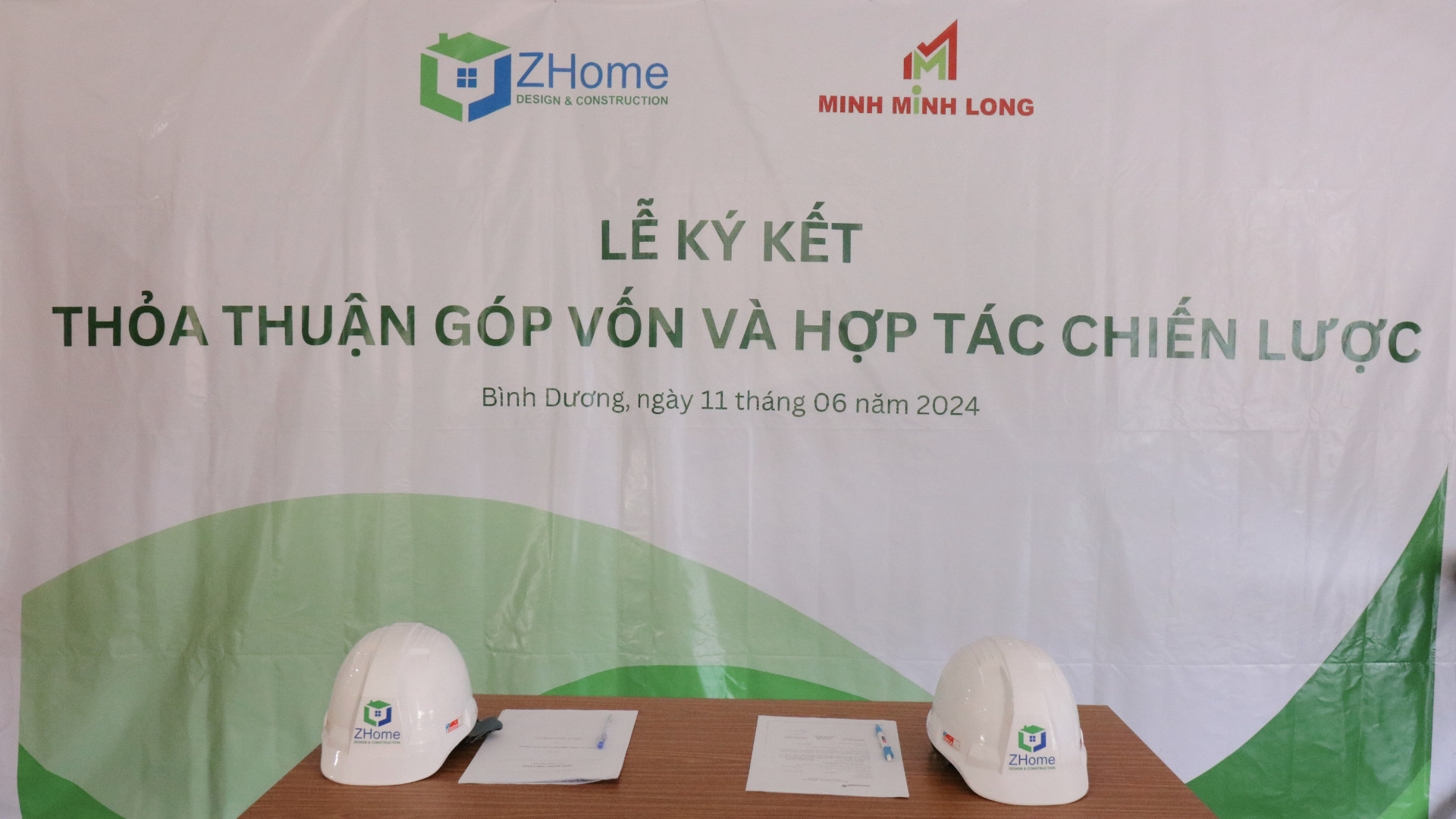 Buổi lễ ký kết hợp tác chiến lược của ZHome và Minh Minh Long