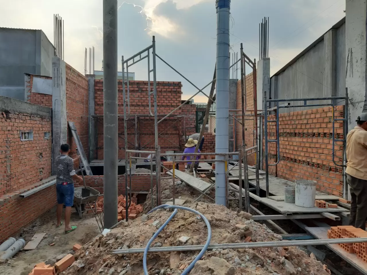Thi công xây dựng nhà phố tại Bình Dương với Zhome
