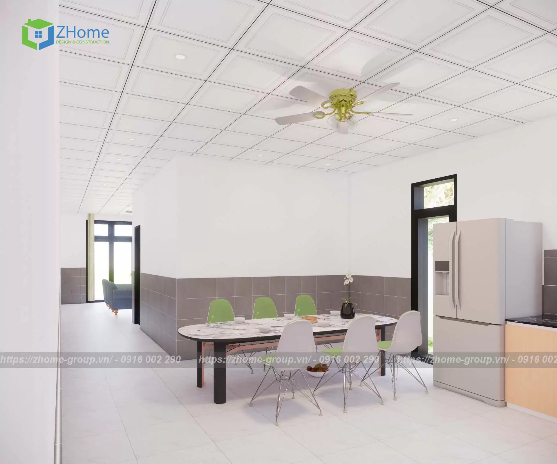 Thiết kế nhà anh Linh tại Thuận An Bình Dương