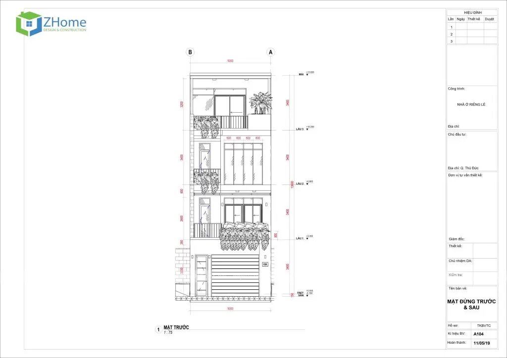 Xây Nhà Trọn Gói Bình Dương – Kiến Trúc Xây Dựng Zhome