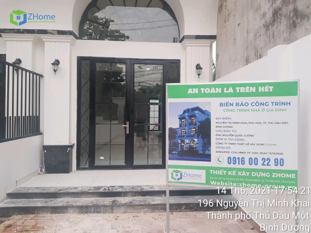 Xây Nhà Trọn Gói Bình Dương – Kiến Trúc Xây Dựng Zhome