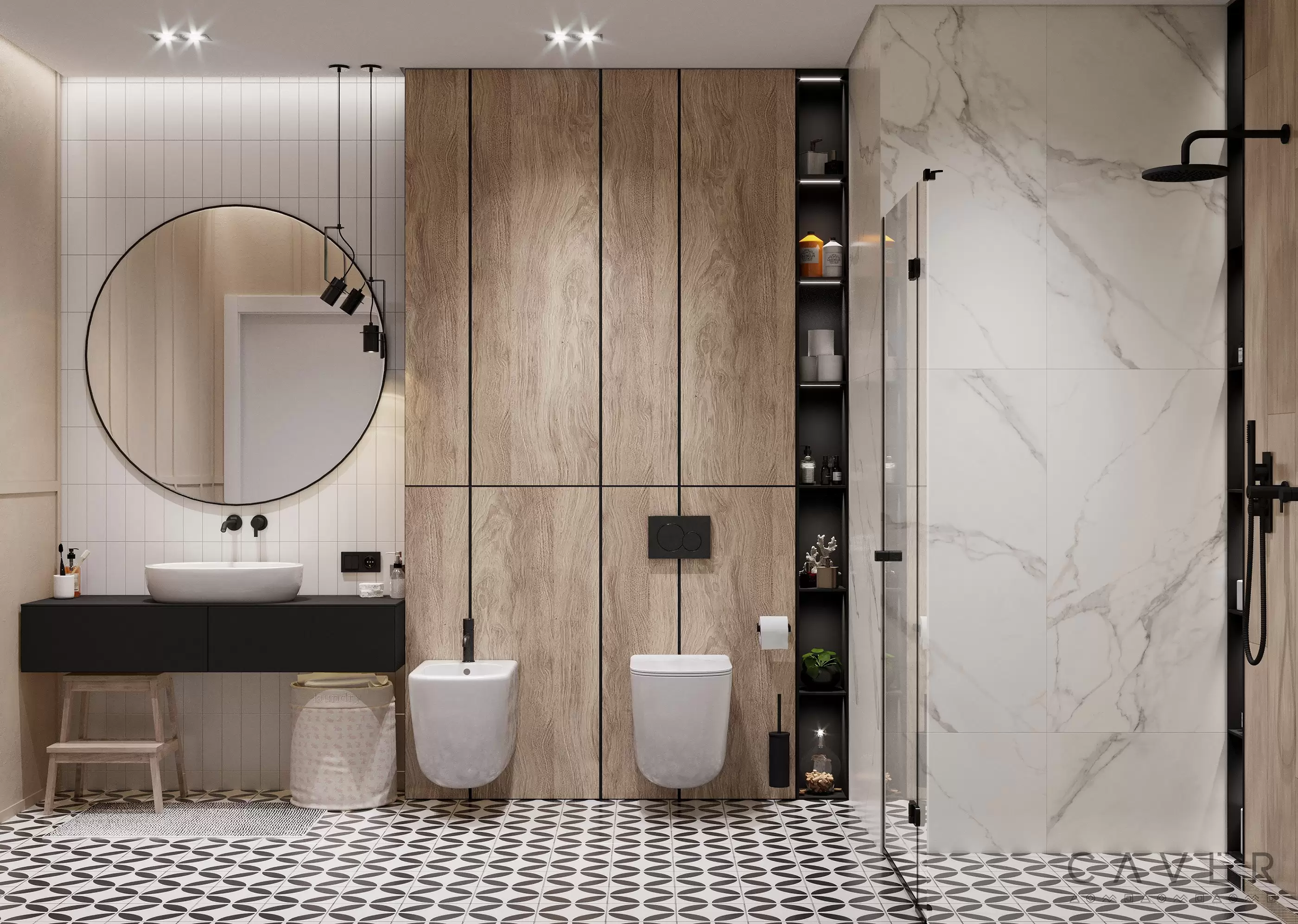 Nguyên tắc vị trí của nhà vệ sinh