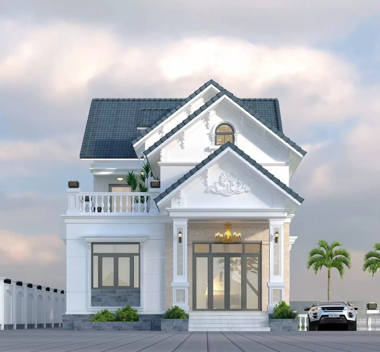 Mẫu nhà mái thái 300 triệu