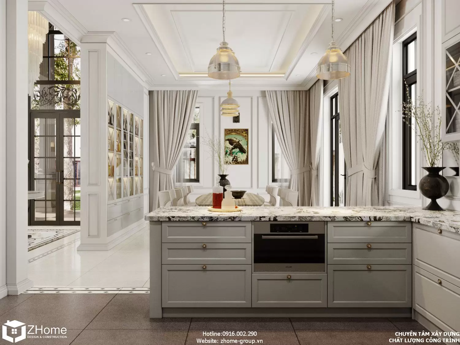 Thiết kế nội thất của biệt thự