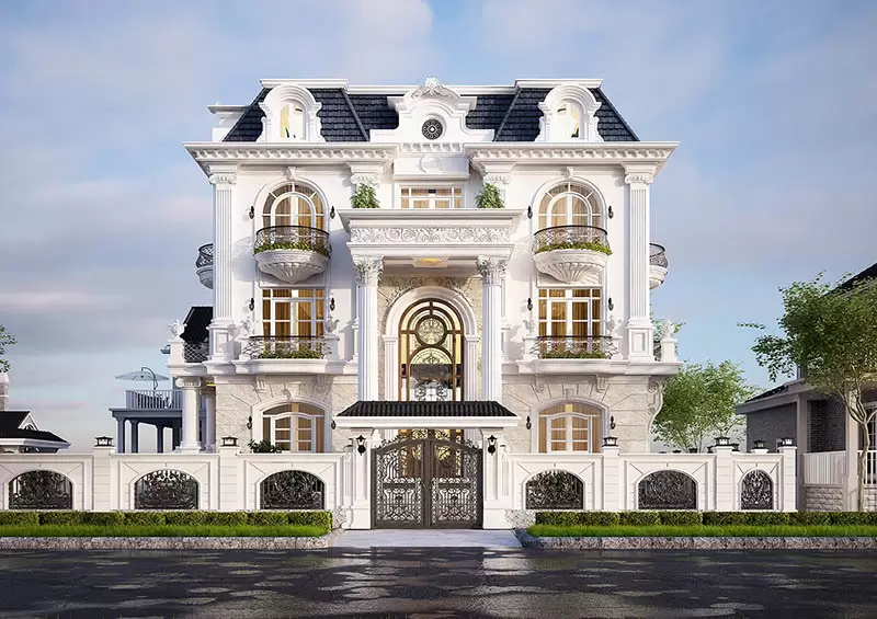 Bố cục biệt thự sang trọng