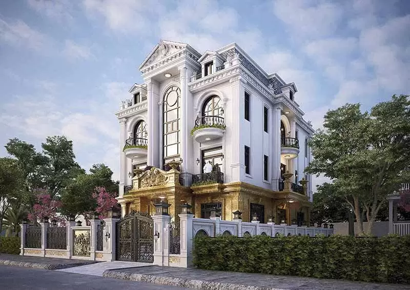 Sự khác biệt của biệt thự tân cổ điển kiểu Pháp