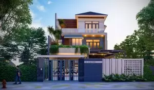 33+ Mẫu biệt thự có 3 tầng mái Nhật được yêu thích nhất 2023