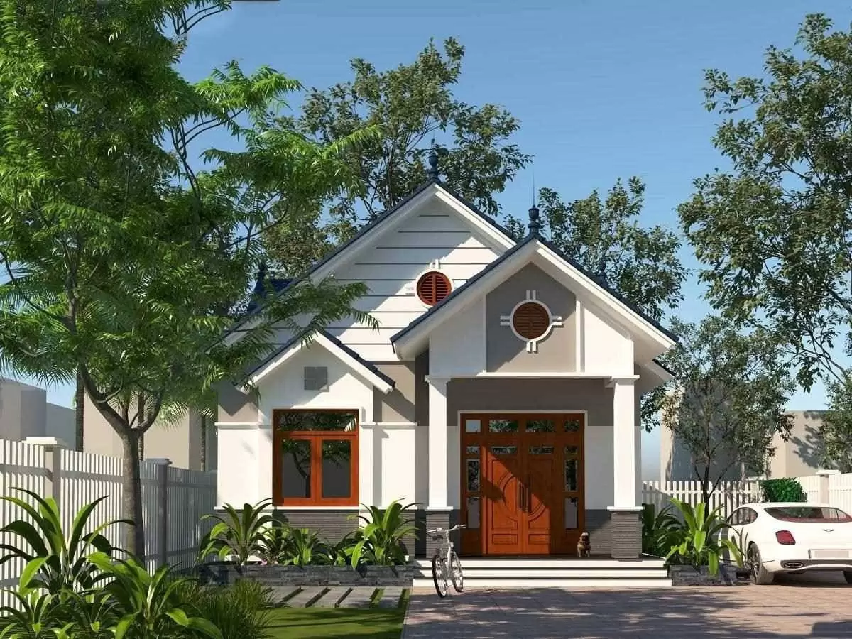 Mẫu nhà có gác lửng 4x18m