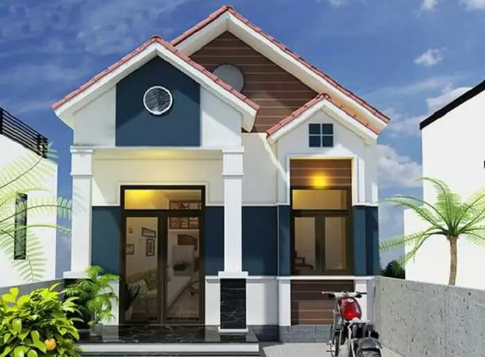 Mẫu nhà có gác lửng 6x16m