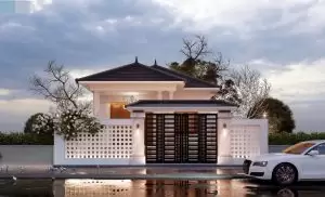 Mẫu nhà cấp 4 mái nhật đẹp và thời thượng nhất