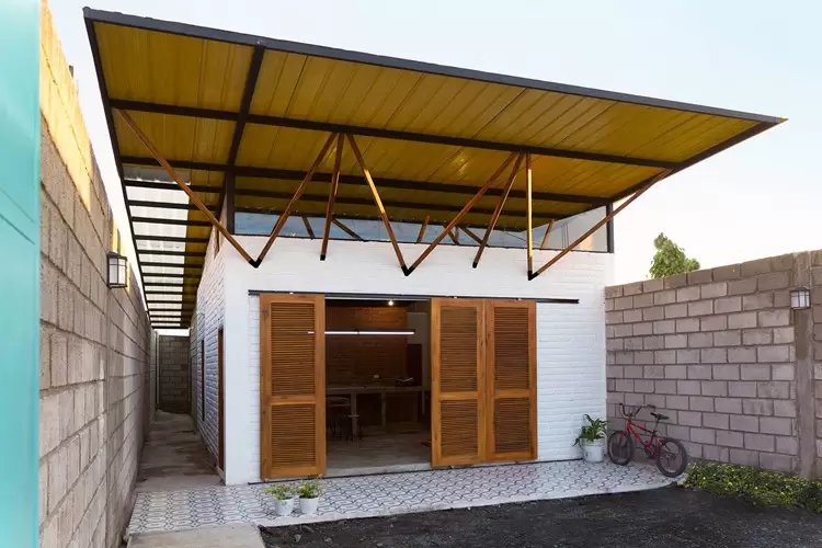 Mẫu nhà cấp 4 xây gạch mộc