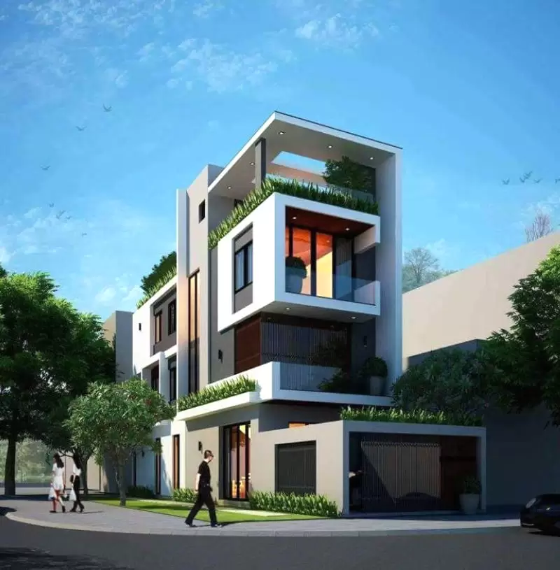Phân loại thiết kế mẫu nhà phố 2 mặt tiền hiện đại nhất