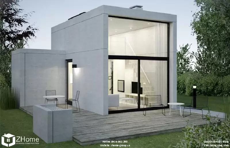 Nhà lắp ghép 200 triệu hiện đại