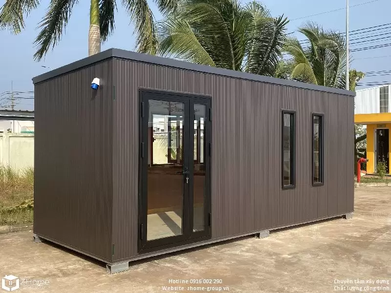 Nhà Lắp Ghép Container với thiết kế đơn giản (Nguồn: Internet)