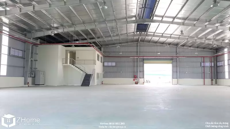 Nhà lắp ghép được thi công tại nhà xưởng