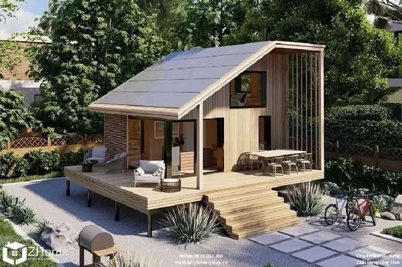 Nhà ở được lắp ghép với đầy đủ tiện nghi 