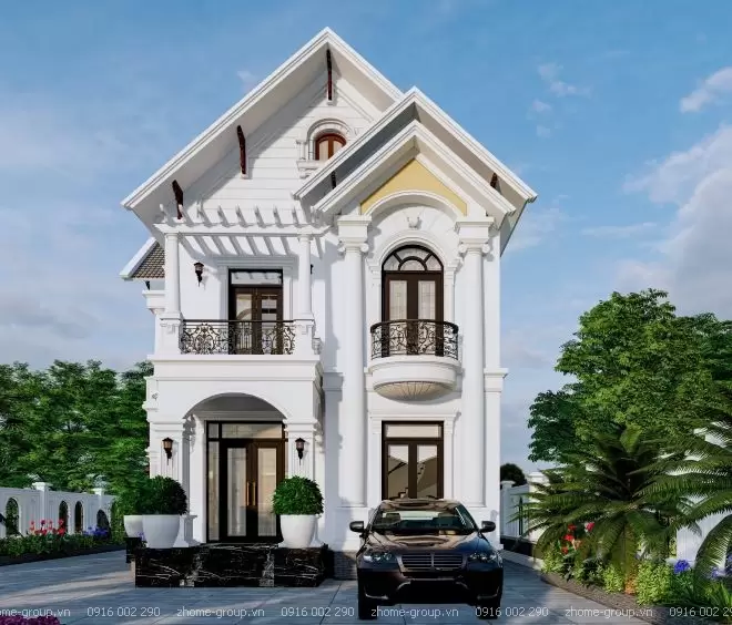 Phối cảnh biệt thự anh Vinh - Đồng Nai