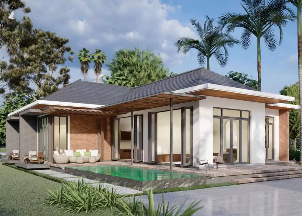 Phối cảnh biệt thự anh Minh - Khánh Hòa